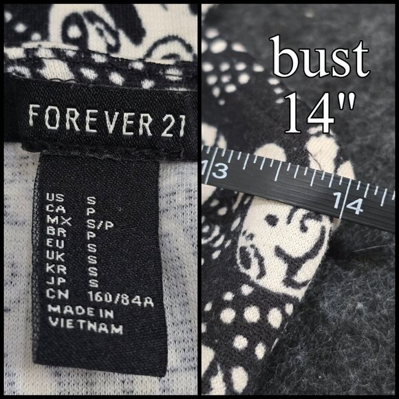 Forever 21 Elephant Print Cami ✦ Cropped Boho Travel Vibes ✦ Adjustable Stretch - Picture 7 of 10